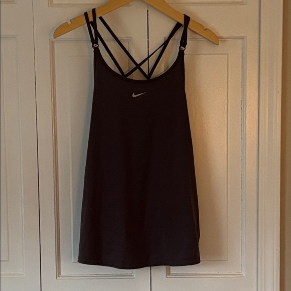 Nike Tops - Nike Brown Strappy Sports Camisole sz L